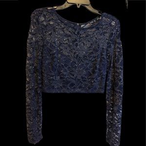 Prom ready 🎉 B. Darlin Junior dark navy 2 piece set